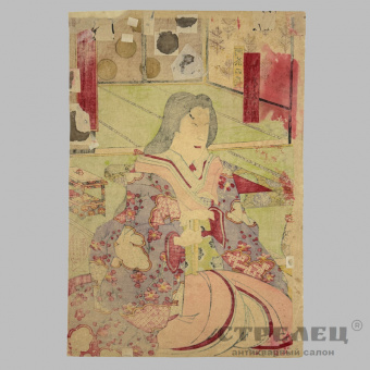 фото — укиё-э. триптих. «триумфальная слава сэкигахары». кунисада iii, 1892 год